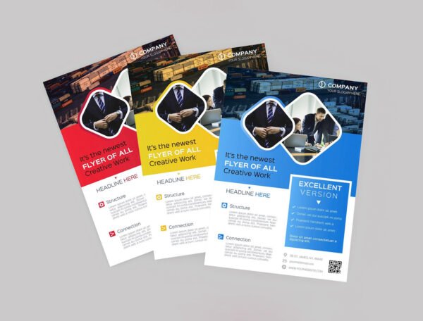 170 GSM Glossy Economy Flyer (Size: A4) - Image 3