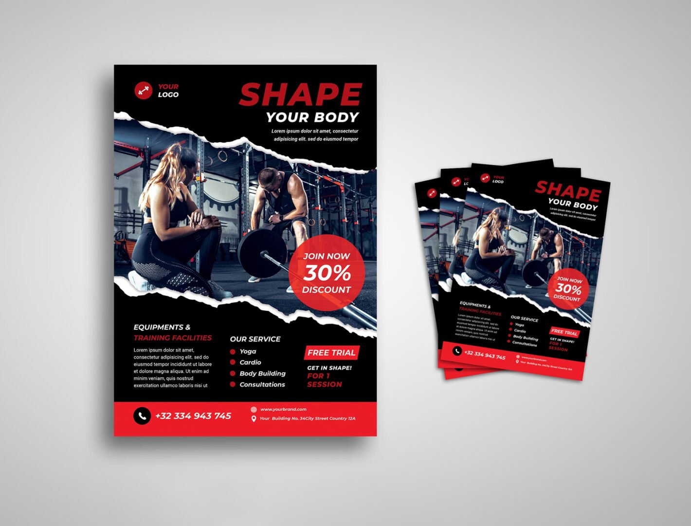 170 GSM Glossy Economy Flyer (Size: A6)