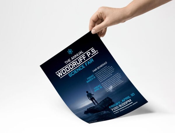 170 GSM Glossy Paper Flyer (Size: A3)