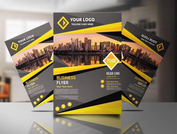 200 GSM Glossy Paper Flyer (Size: A3)