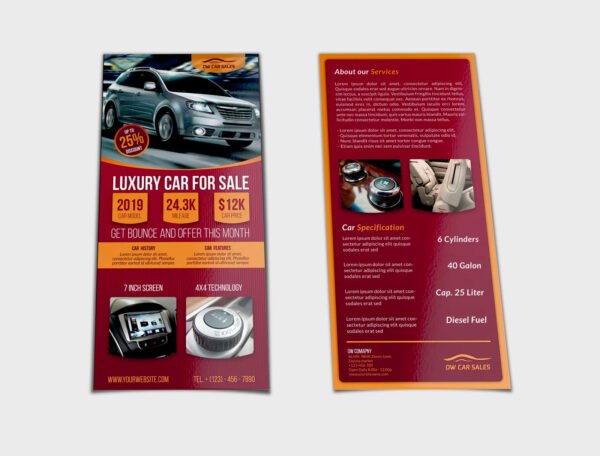 200 GSM Glossy Paper Flyer (Size: DL) - Image 2