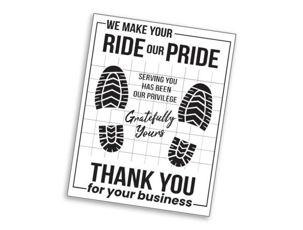 80 GSM Woodfree Paper Car Mat 2 Color Size 34x48 cm - Image 3