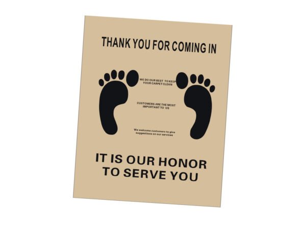 80 GSM Woodfree Paper Car Mat 2 Color Size 34x48 cm - Image 2