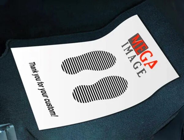 80 GSM Woodfree Paper Car Mat 2 Color Size 42x60 cm - Image 2