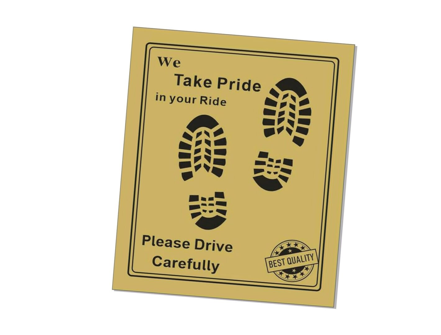 80 GSM Woodfree Paper Car Mat 4 Color Size 48x68 cm