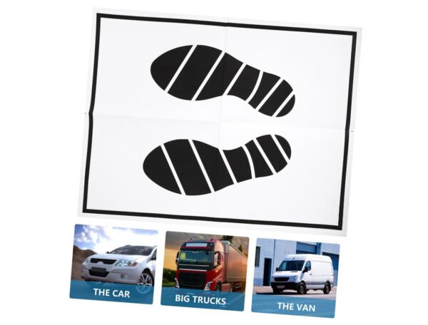80 GSM Woodfree Paper Car Mat 4 Color Size 48x68 cm - Image 3