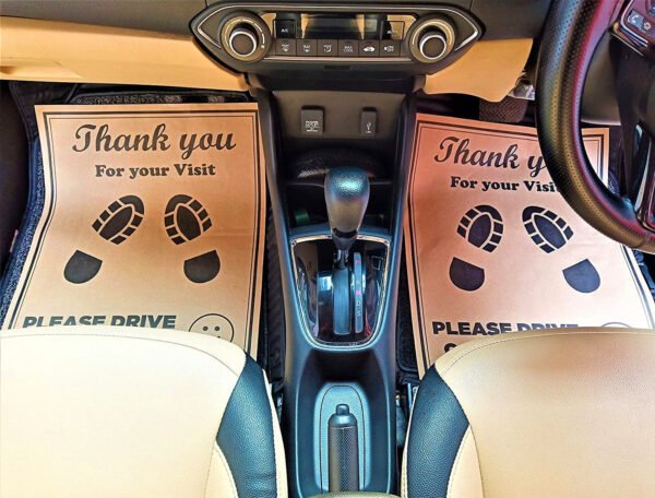 80 GSM Woodfree Paper Car Mat 4 Colors Size 30x42 cm - Image 4