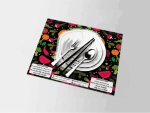 80 GSM Woodfree Paper Table Mat  (Size: 30x42 cm)