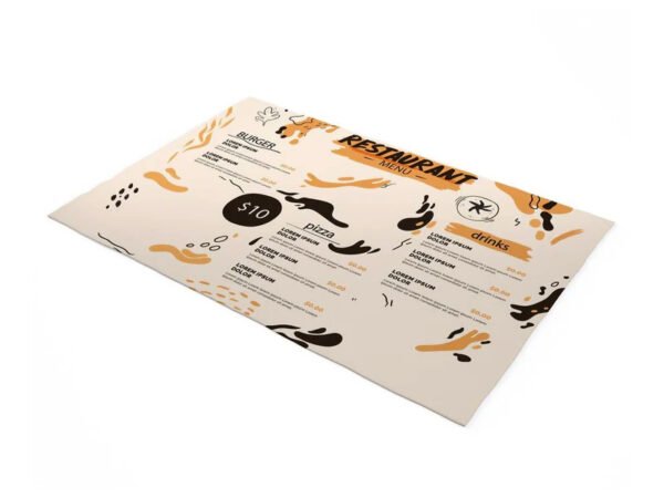 80 GSM Woodfree Paper Table Mat  (Size: 30x42 cm) - Image 4