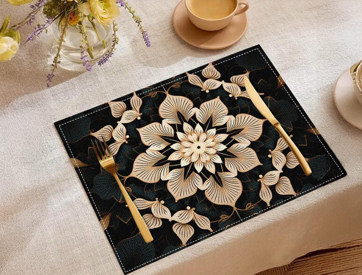 80 GSM Woodfree Paper Table Mat  (Size: 30x42 cm) 2 Color
