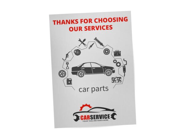 90 GSM Glossy Paper Car Mat 2 Color Size 42x60 cm - Image 3