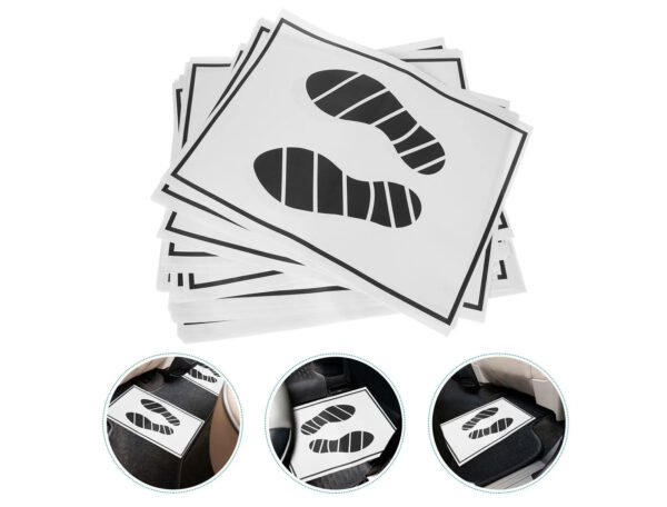 90 GSM Glossy Paper Car Mat 2 Color Size 42x60 cm - Image 2