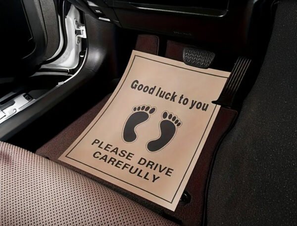 90 GSM Glossy Paper Car Mat 4 Color Size 34x48 cm - Image 2
