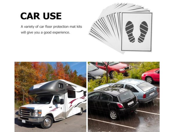 90 GSM Glossy Paper Car Mat 4 Color Size 42x60 cm - Image 4