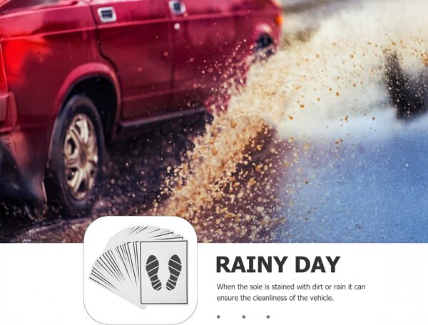 90 GSM Glossy Paper Car Mat 4 Color Size 42x60 cm - Image 3