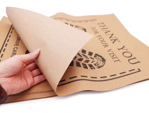 90 GSM Glossy Paper Car Mat 4 Color Size 48x68 cm - Image 2