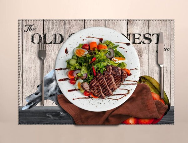 90 GSM Glossy Paper Table Mat  (Size: 30x42 cm) 2 Color - Image 4