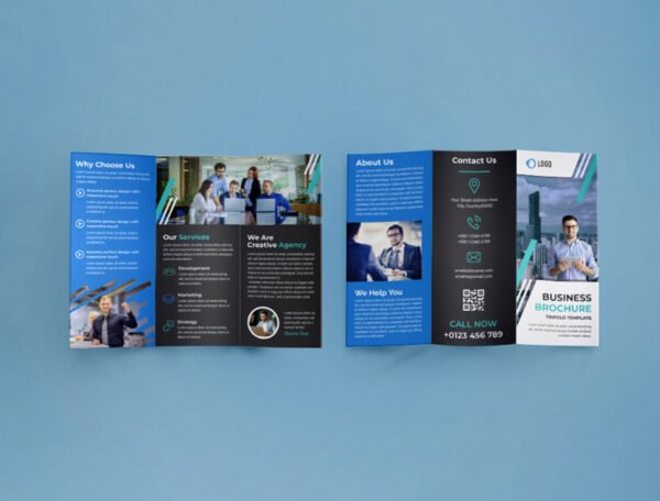 135 GSM Glossy Paper Brochure (Size: A4 Tryfold) - Image 3