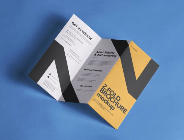 170 GSM Glossy Paper Brochure (Size: A4 Tryfold) - Image 2