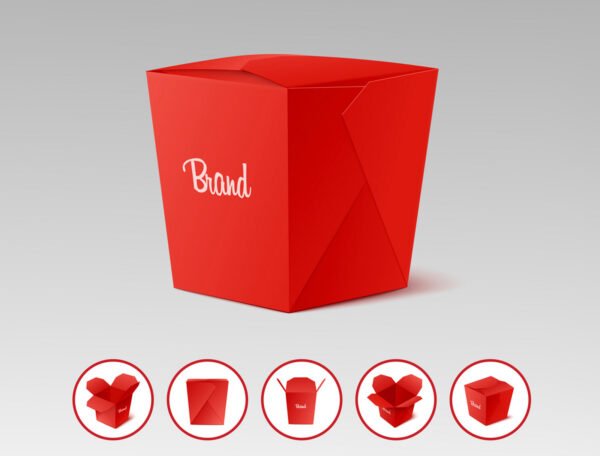 Cone French Fries Box (Takeaway) Size 31.4x21.7 cm - Image 4