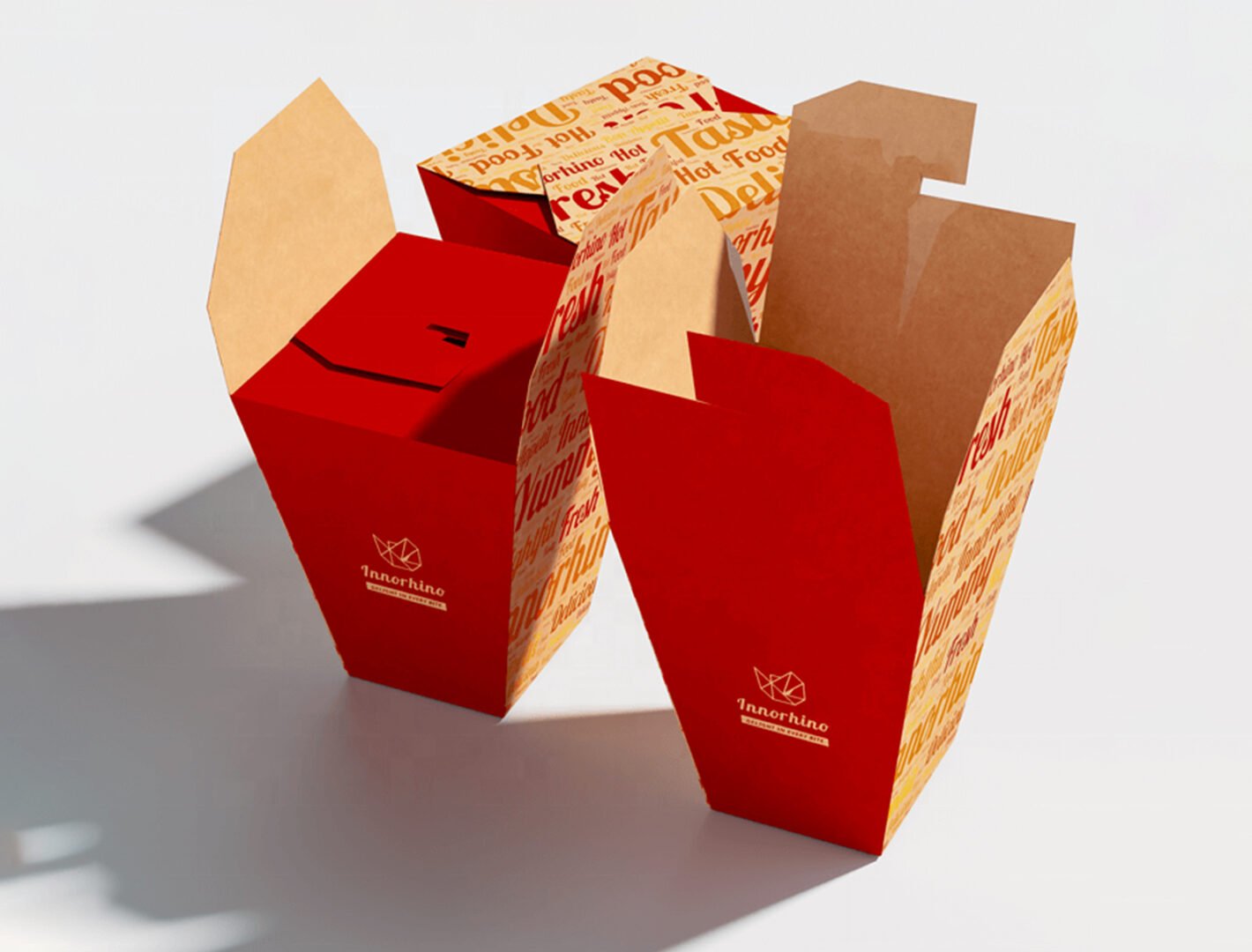 Cone French Fries Box (Takeaway) Size 31.4x21.7 cm