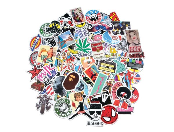 Custom Die Cut Sticker Glossy Lamination Under 9x5.5 cm - Image 4