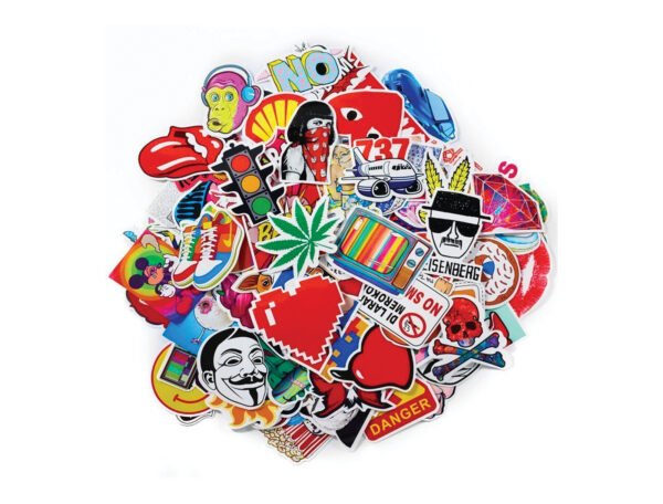 Custom Die Cut Sticker Glossy Lamination Under 9x5.5 cm - Image 3