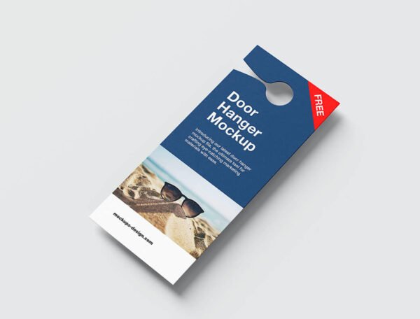 Door Hanger Cane Design (Matt Lamination 350gsm) Size 24x9.5 cm - Image 4