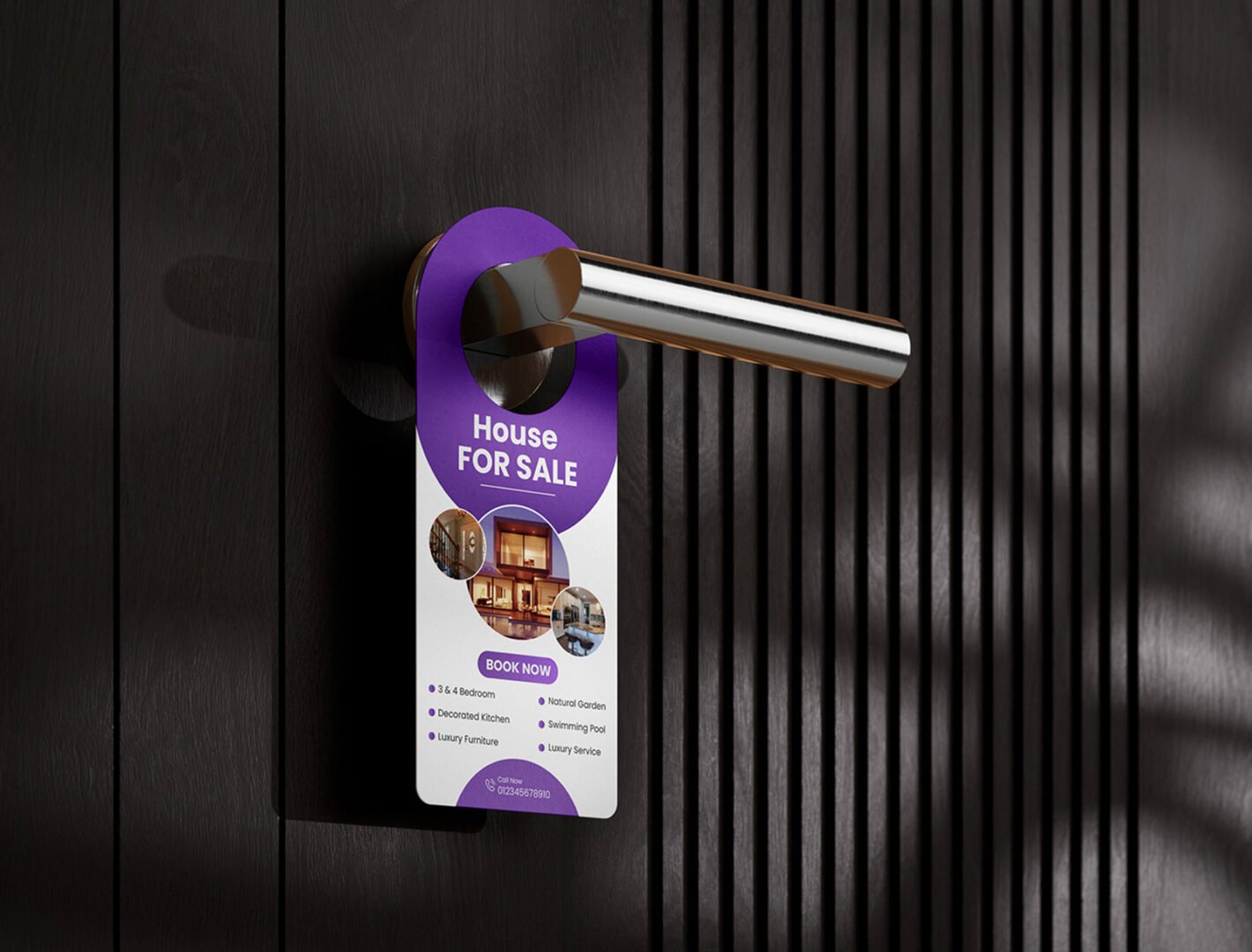 Door Hanger (Glossy 170gsm) Size 29x9 cm
