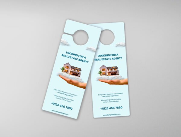 Door Hanger (Matt Lamination 350gsm) Size 12x28.5 cm - Image 2