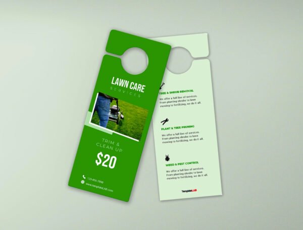 Door Hanger (Matt Lamination 350gsm) Size 12x28.5 cm - Image 4