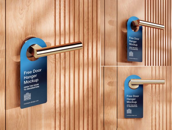 Door Hanger Rounded Corner Design (Matt Lamination) Size 12x28.5 cm - Image 3