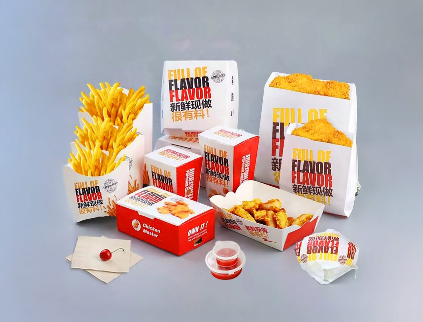 Fried Chicken Box (Takeaway) Type2 Size 37.5x37.8 cm