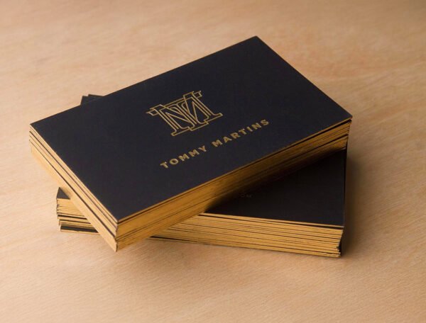 Gold Foil Sticker Glossy Lamination 80gsm Size 9x5.5 cm