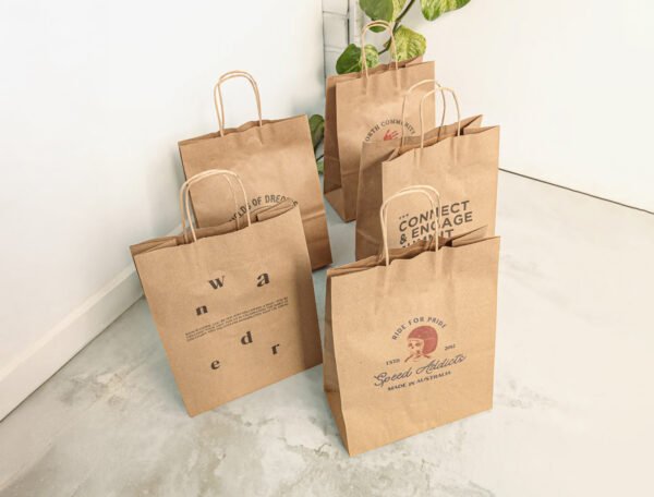 Kraft Paper Bag (Brown) Open 102x50 cm - Image 2