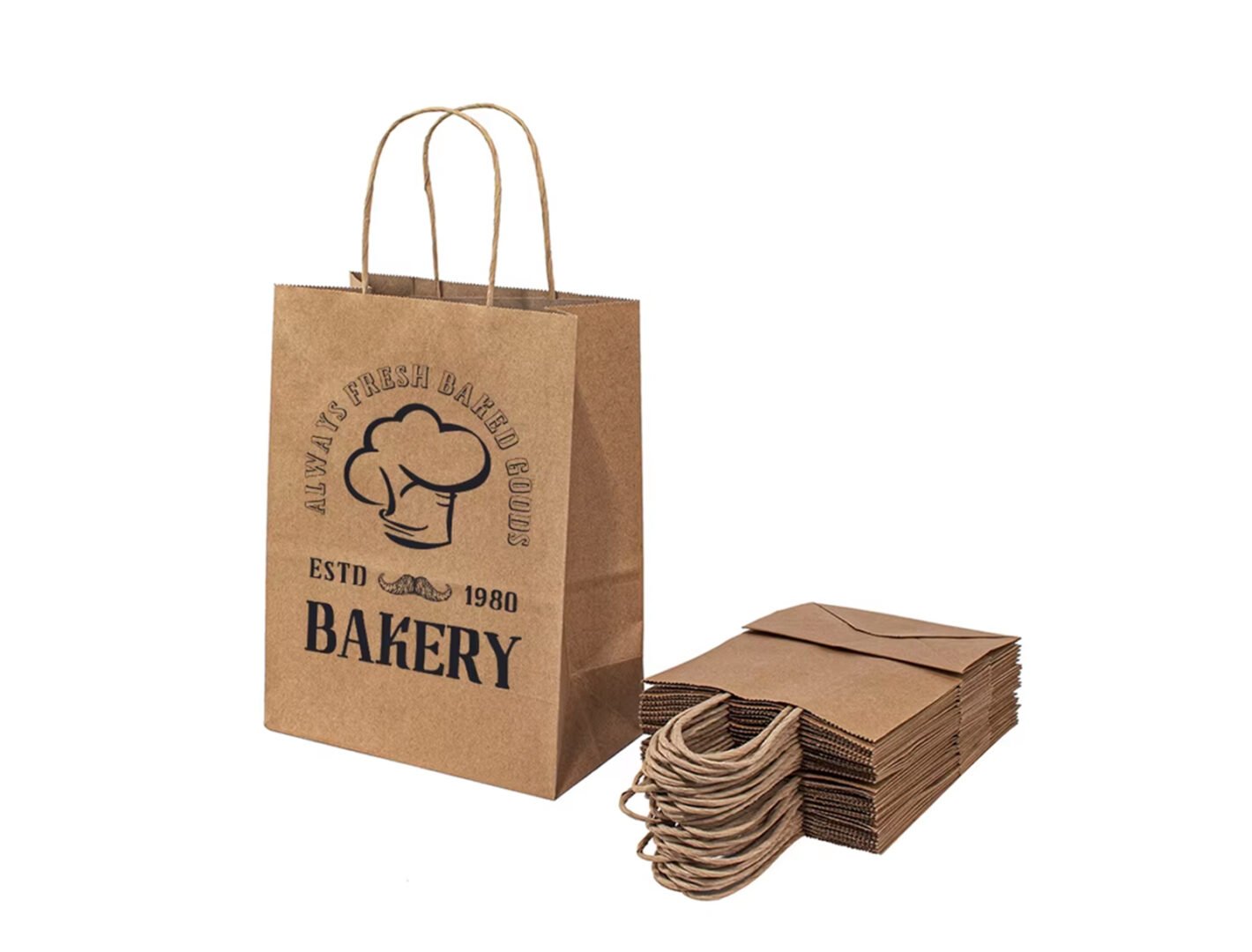 Kraft Paper Bag (Brown) Open 67x34 cm