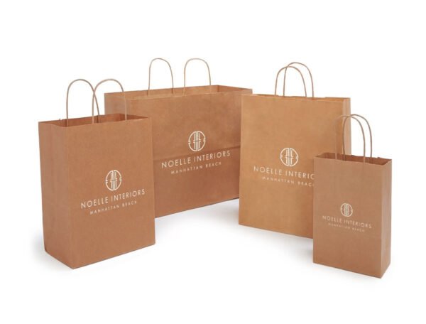 Kraft Paper Bag (Brown) Open 75x41x10 cm - Image 4