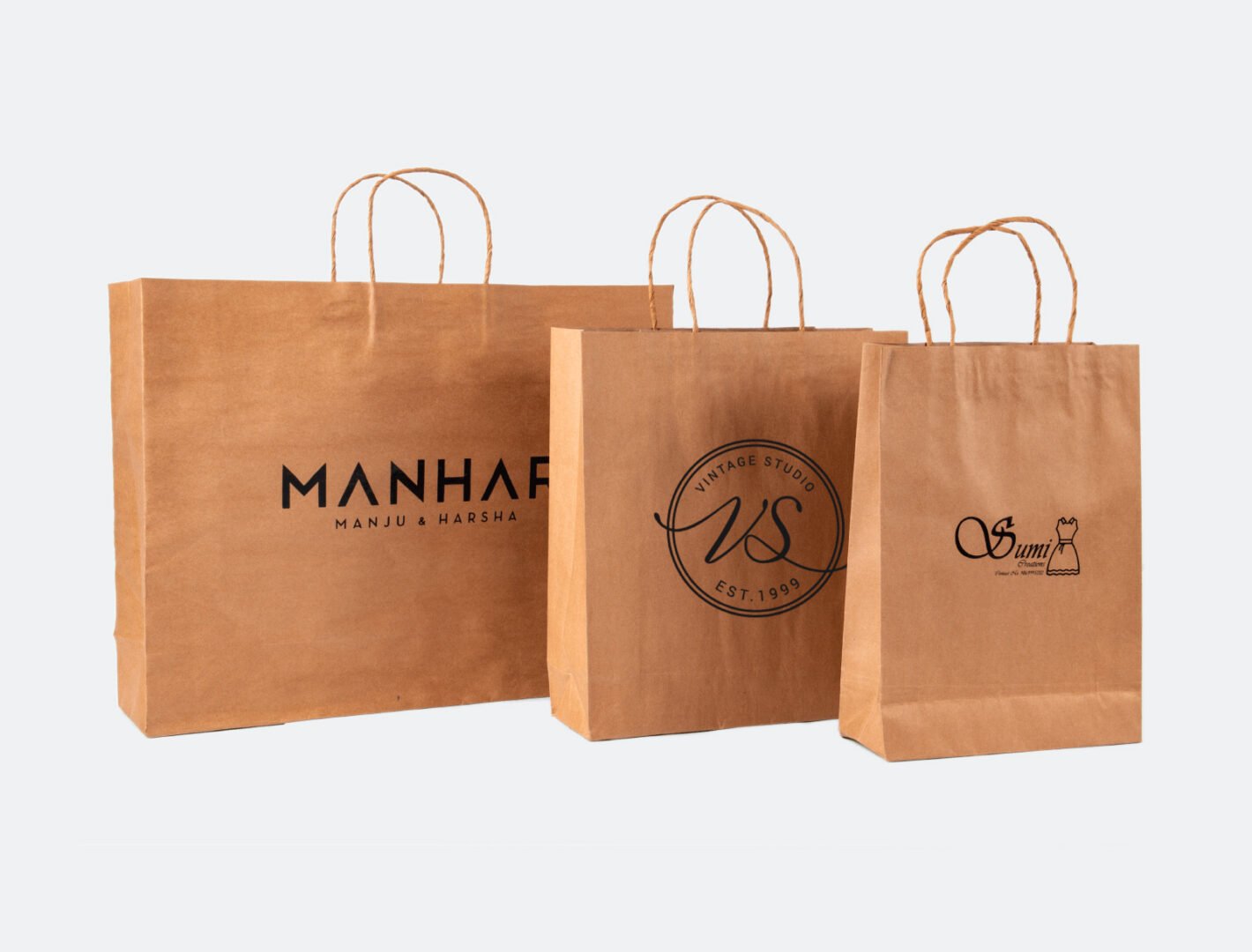 Kraft Paper Bag (Brown Recycled) Open 102x50 cm