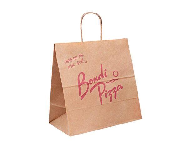 Kraft Paper Bag (Brown Recycled) Open 67x34 cm - Image 2