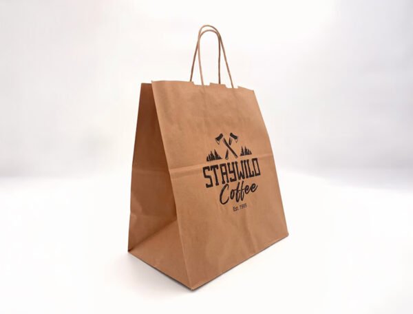 Kraft Paper Bag (Brown Recycled) Open 67x34 cm - Image 4