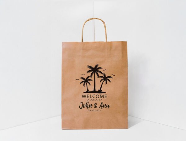 Kraft Paper Bag (Brown Recycled) Open 75x41x12 cm - Image 2