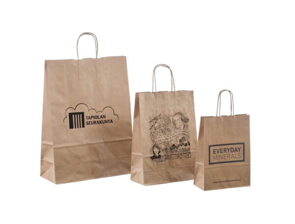 Kraft Paper Bag (Brown Recycled) Open 75x41x12 cm - Image 3