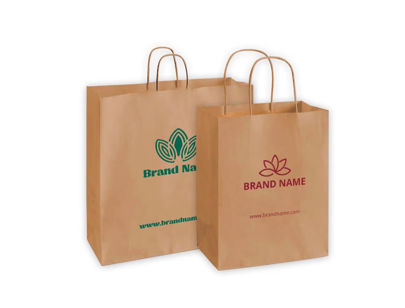 Kraft Paper Bag Top Fold (Brown) Open 102x50 cm