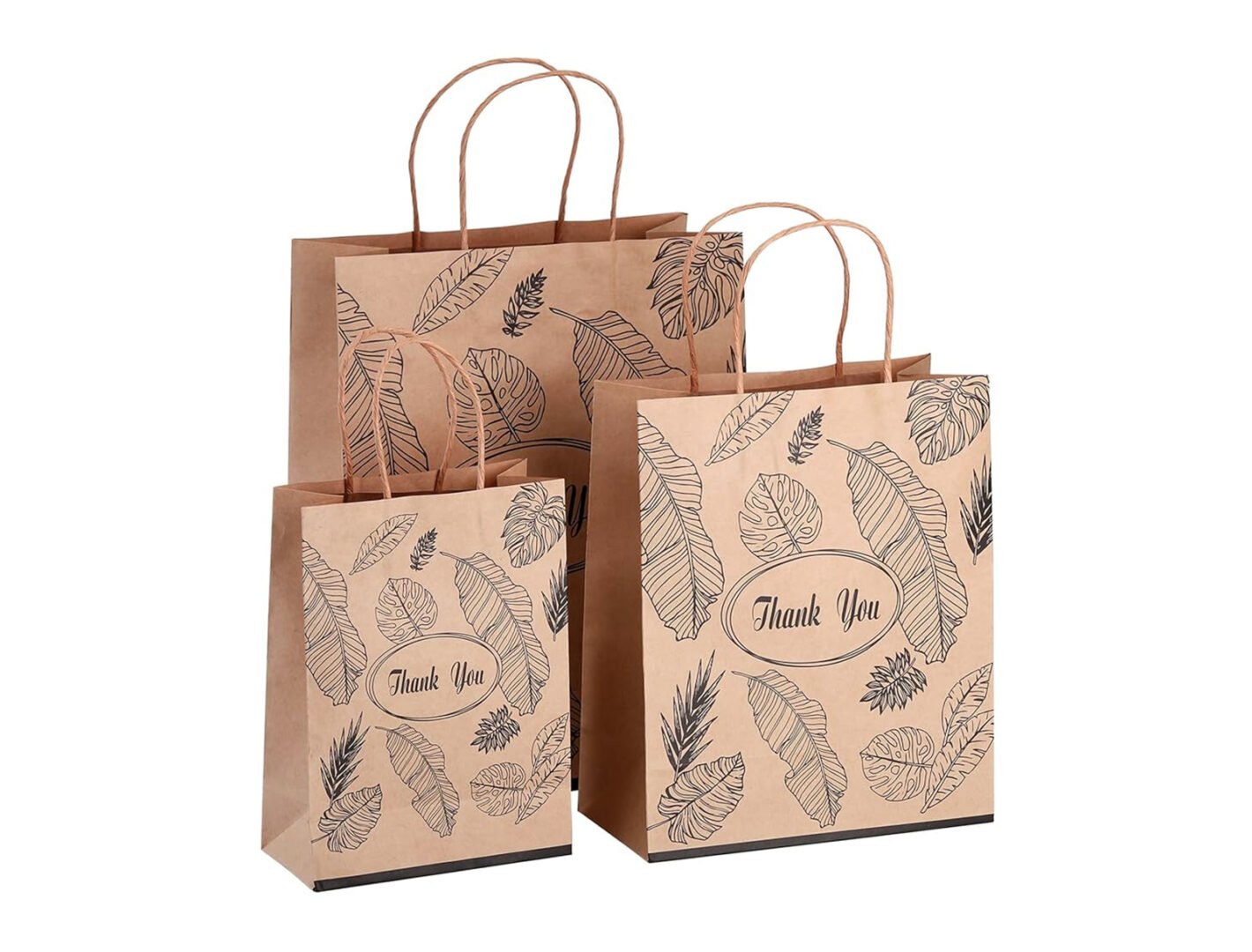 Kraft Paper Bag Top Fold (Brown) Open 75x41x12 cm