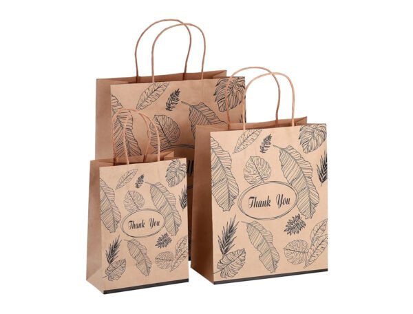 Kraft Paper Bag Top Fold (Brown) Open 75x41x12 cm