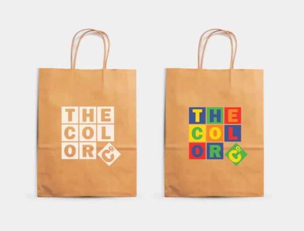 Kraft Paper Bag Top Fold (Brown) Open 97x51 cm - Image 3