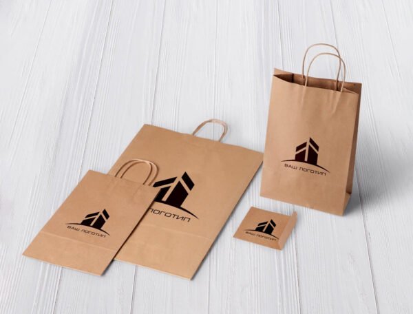 Kraft Paper Bag Top Fold (Brown Recycled) Open 75x41x10 cm - Image 4