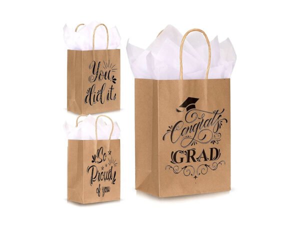 Kraft Paper Bag Top Fold (Brown Recycled) Open 97x51 cm - Image 3