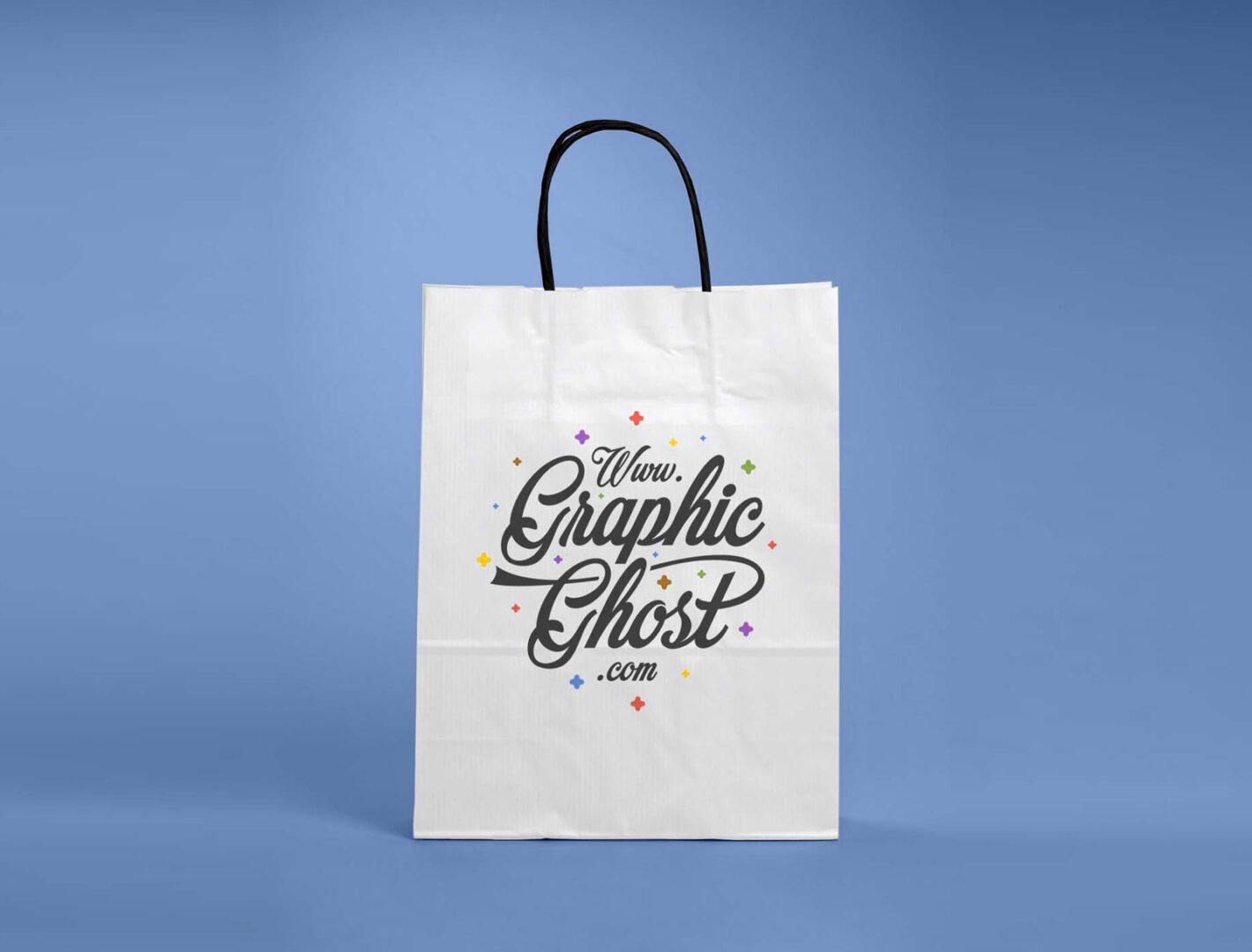 Kraft Paper Bag (White) Open Size 67x34 cm
