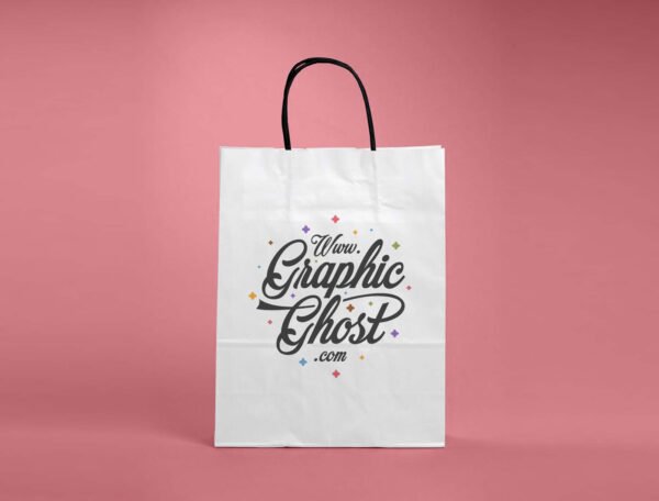 Kraft Paper Bag (White) Open Size 89x41 cm